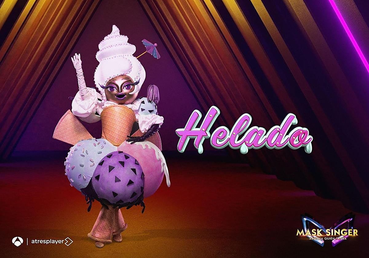 MASK SINGER HELADO quién es, pistas Quién es Helado, 'Mask Singer 4